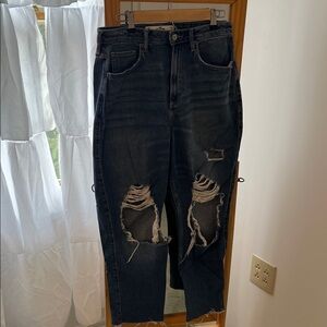 Distressed Denim Jeans